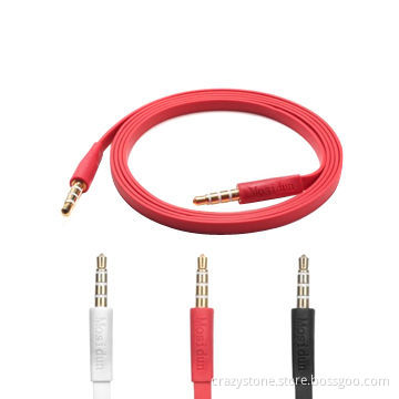 1m 3.5mm to 3.5mm Flat Audio Cable for iPhone 4/4s/5/5s